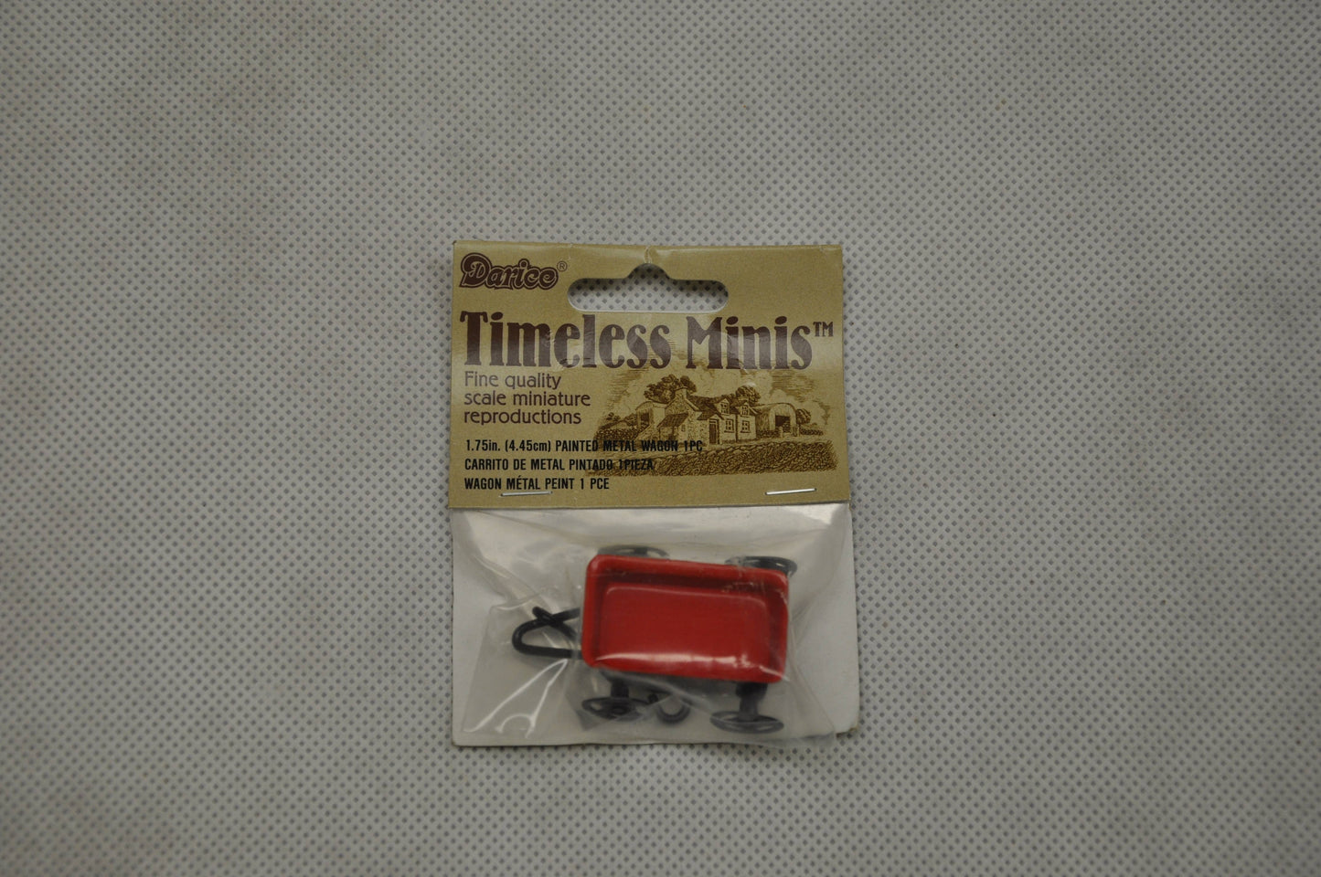 Fairy Garden Miniature Little Wagon, Red