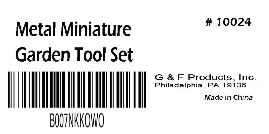 Fairy Garden Miniature Tools (Set of 4), Rustic-4