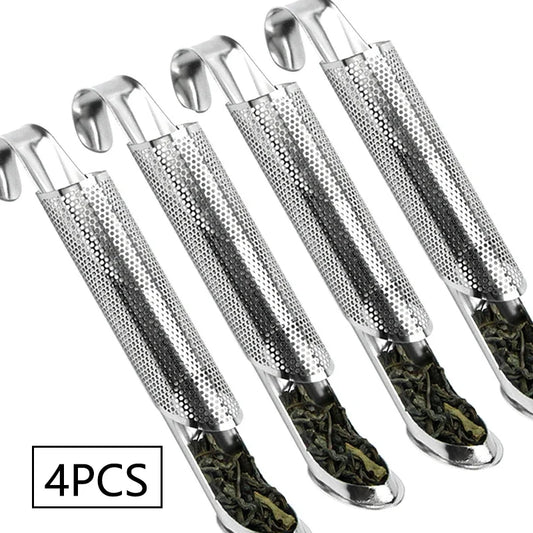 Kitchen Accessories new Tea Strainer Amazing Stainless Steel Infuser Pipe Design Touch Feel Holder Tool Tea Spoon Infuser Filter-7