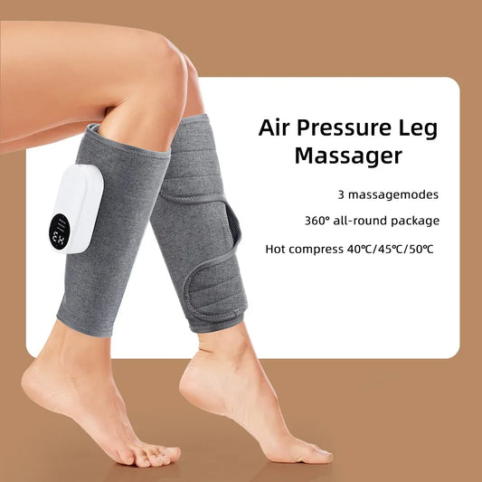 Leg Massager 360° Air Pressure Calf Massager Presotherapy Machine Household Massage Device Hot Compress Relax Leg Muscles-7