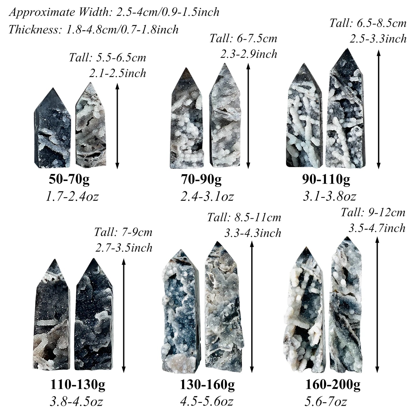 1PC Natural Druzy Sphalerite Tower, Radiant Blend of Beauty and Energetic Power intricate crystal structure