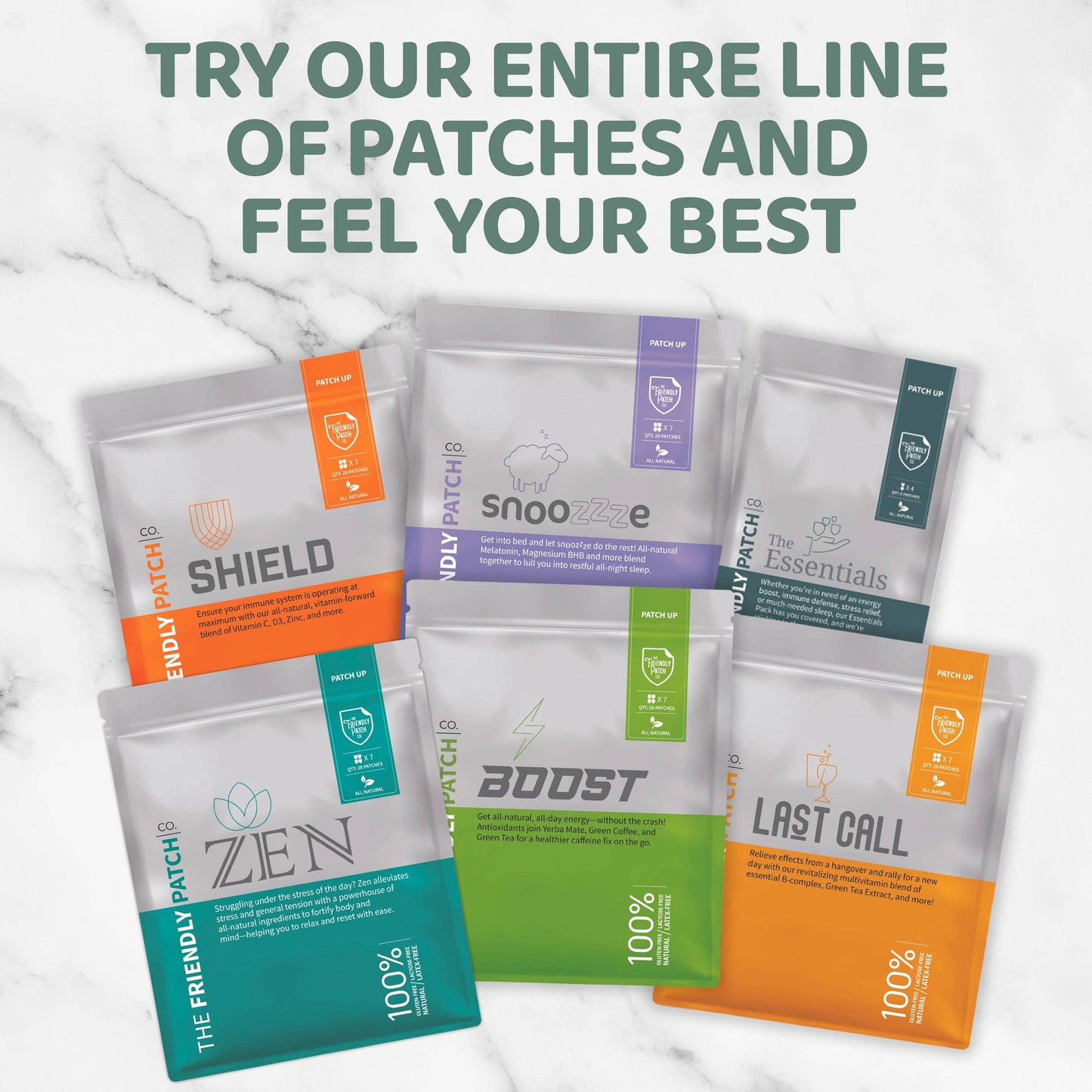 Zen calm Patch - travel pack - 8 patches per pack