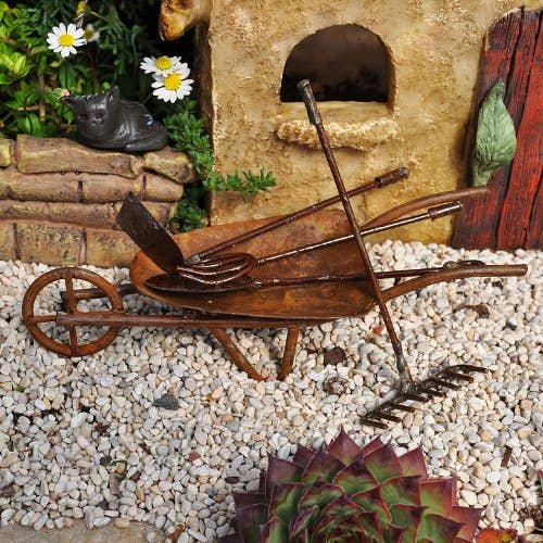 Fairy Garden Miniature Tools (Set of 4), Rustic-5