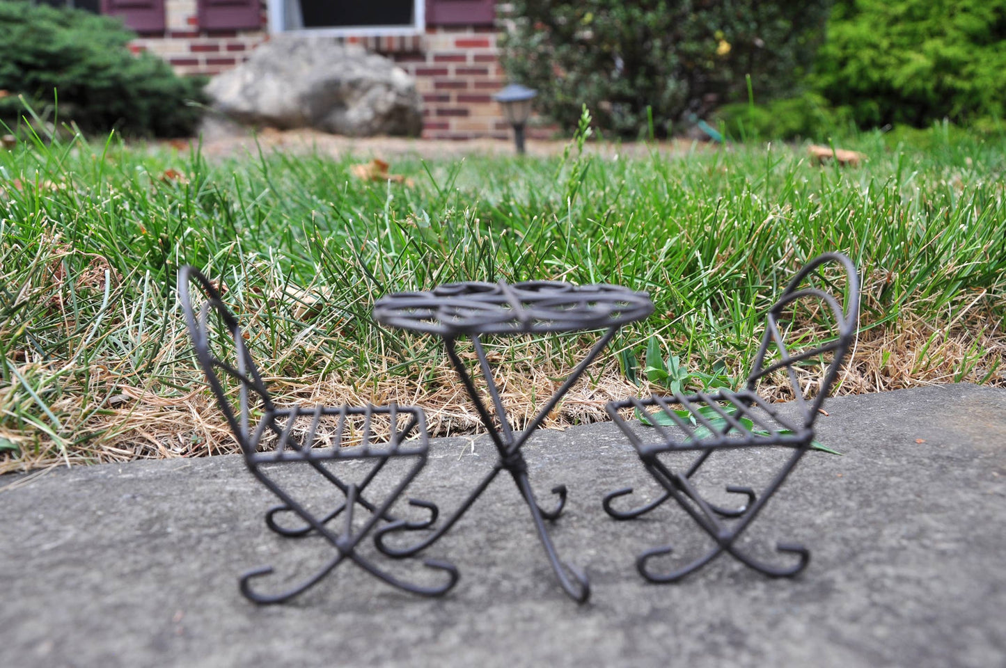 Fairy Garden Miniature Mini Dollhouse Bistro Set