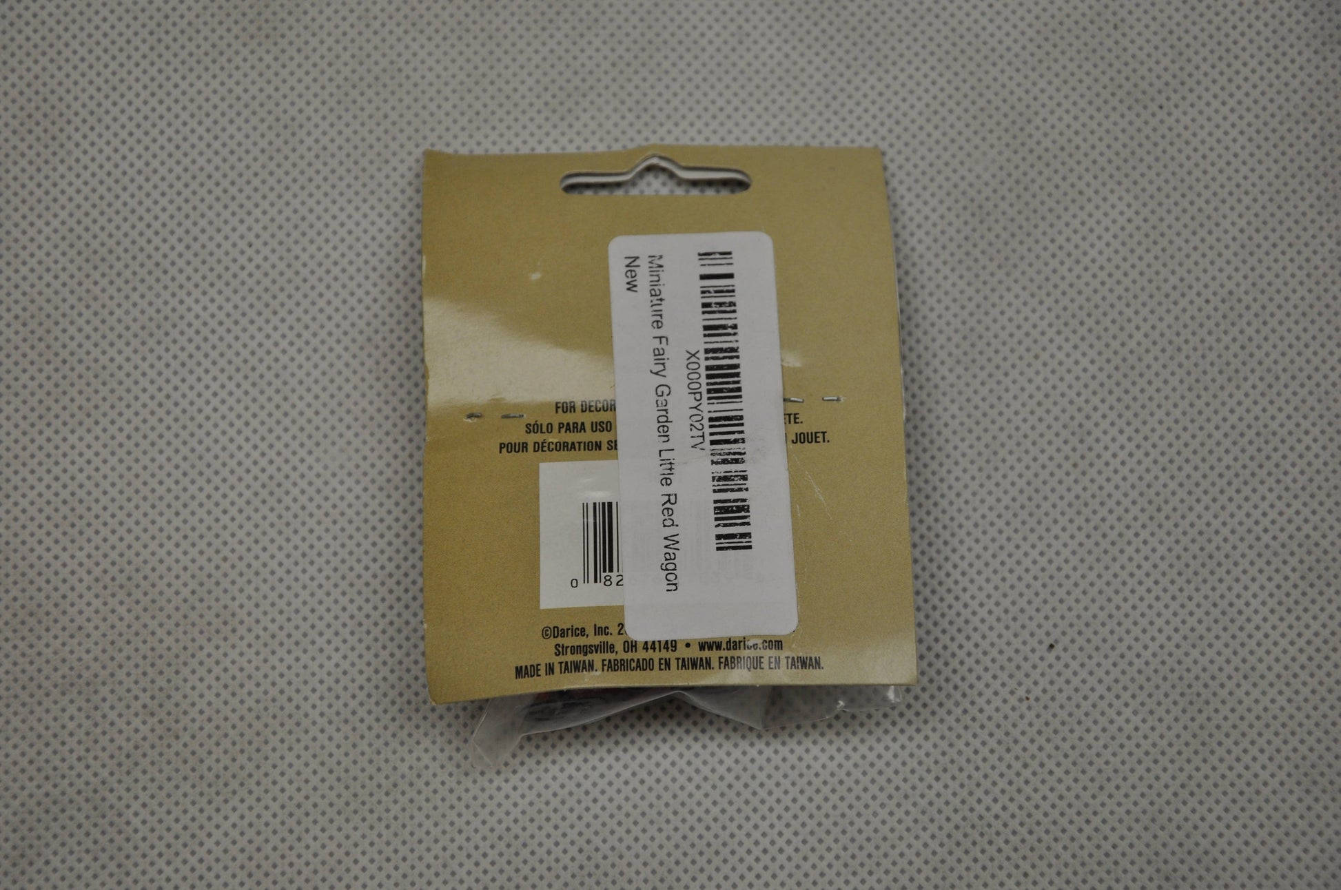 Fairy Garden Miniature Little Wagon, Red-13