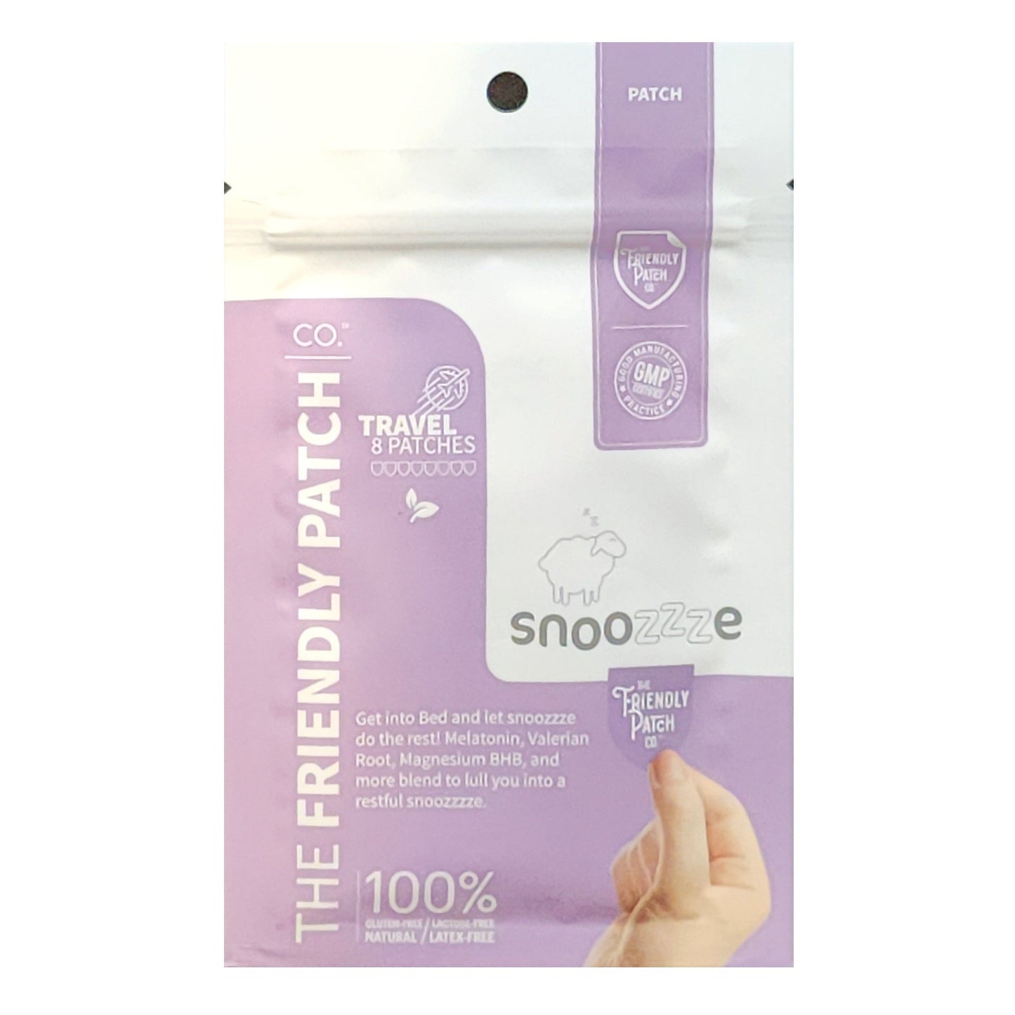 Snooze Melatonin Sleep Patch - Travel Pack ( 8 Patches )