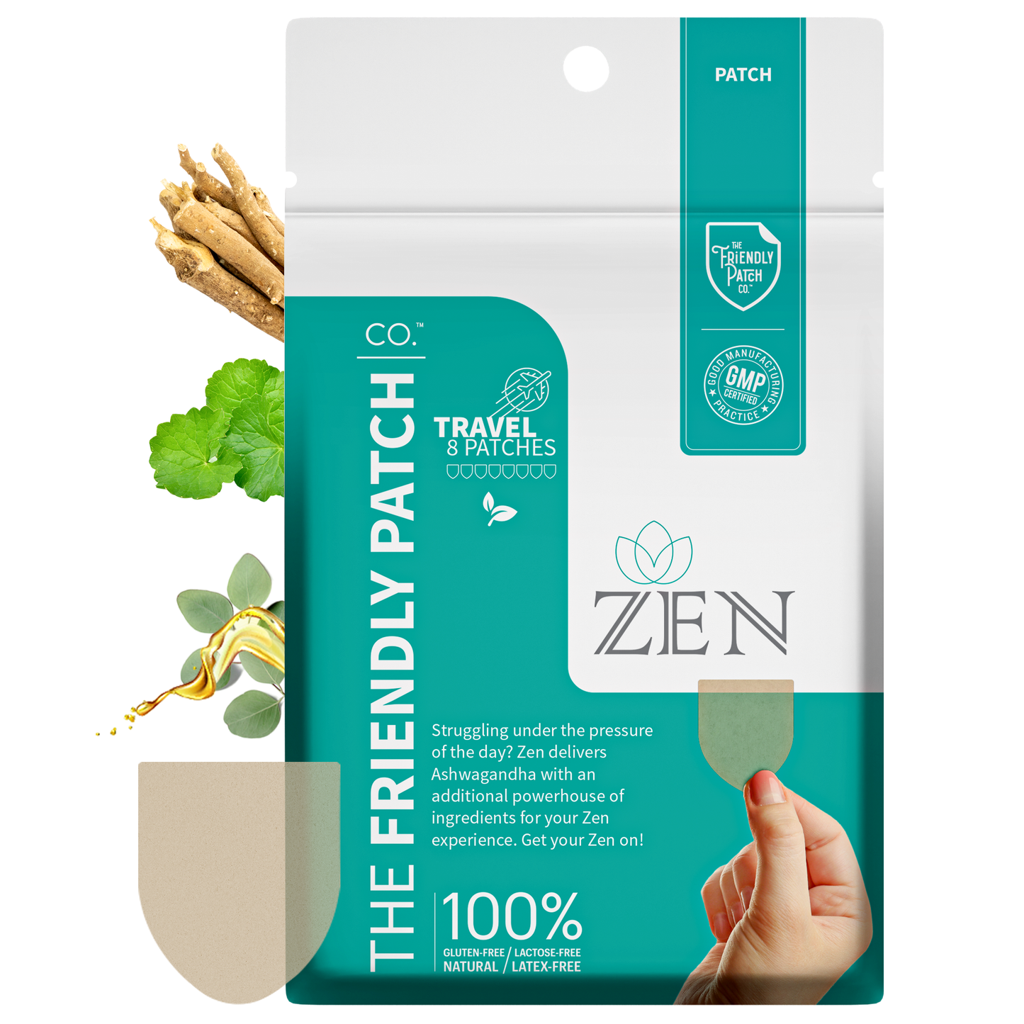 Zen calm Patch - travel pack - 8 patches per pack