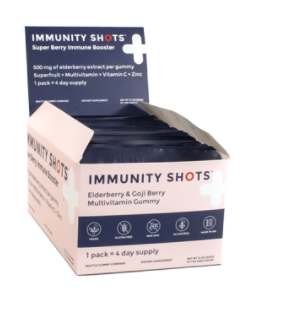 Immunity Shots Elderberry Goji Berry Multivitamin