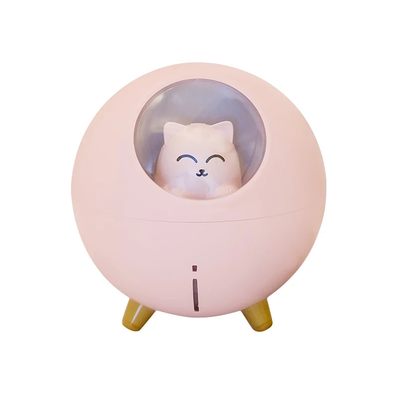 Cute Planet Cat Air Humidifier-6