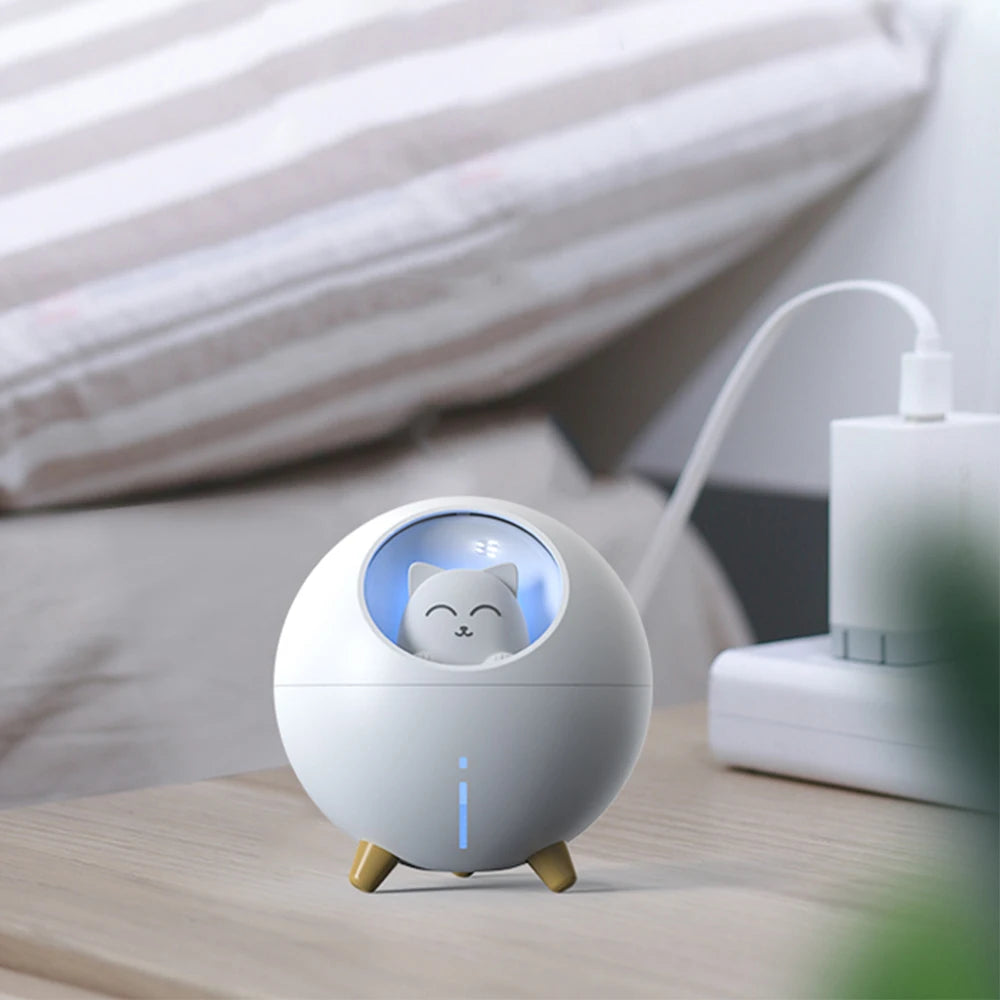 Cute Planet Cat Air Humidifier