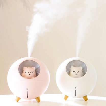 Cute Planet Cat Air Humidifier