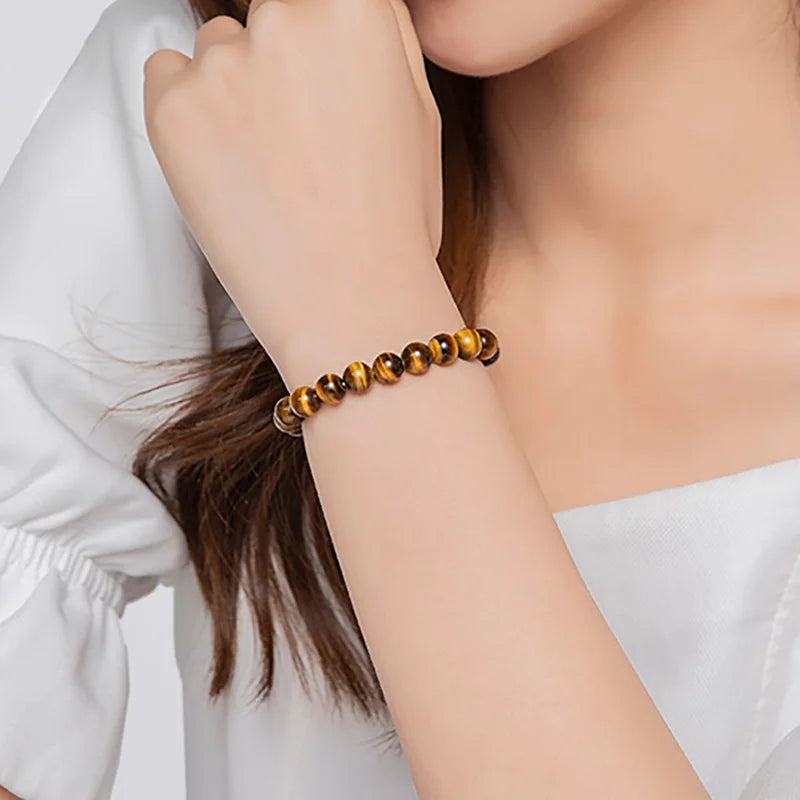 Tiger's Eye Buddha Bracelet-2