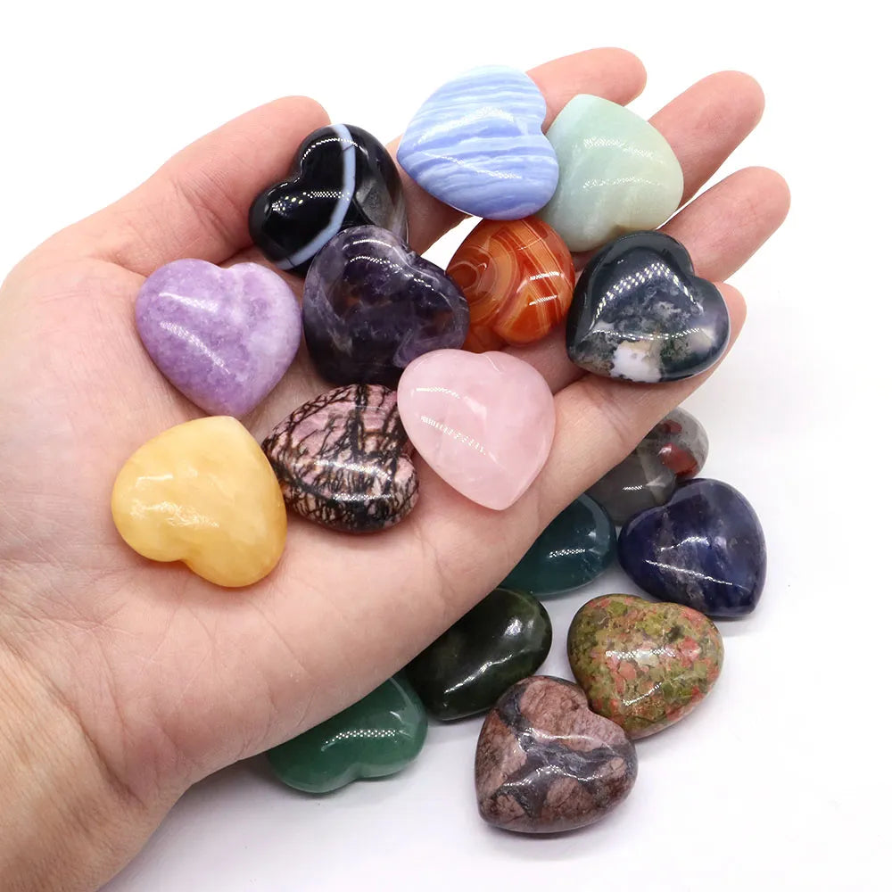 Crystal Hearts for Chakra Balancing & Positive Energy-2