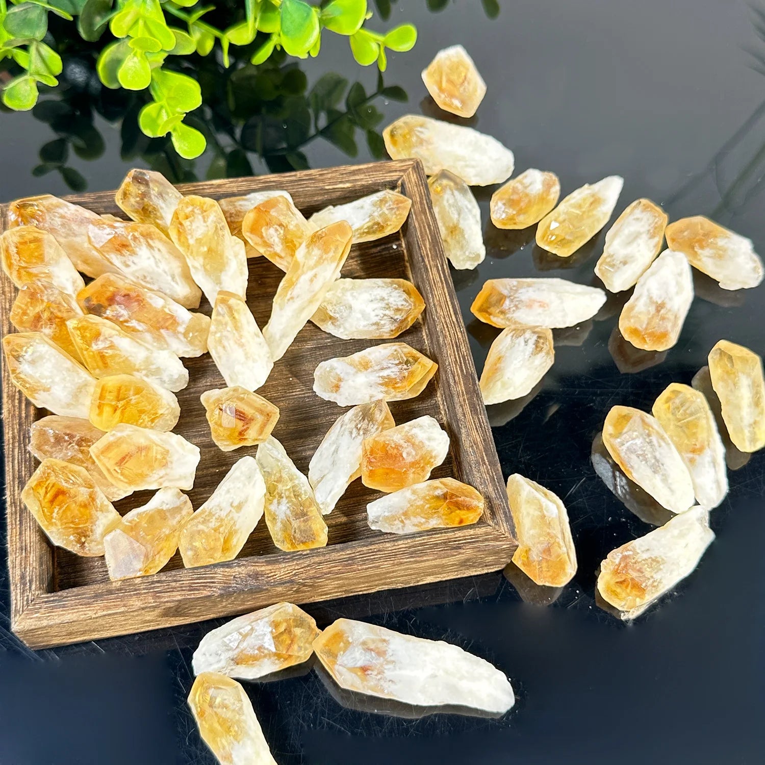 Natural Brazilian Citrine Crystals-1