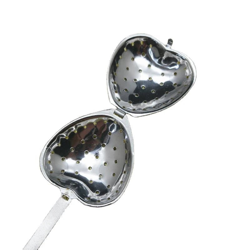 Stainless Steel Heart Shaped Tea Infuser Filter Spoon Strainer-2