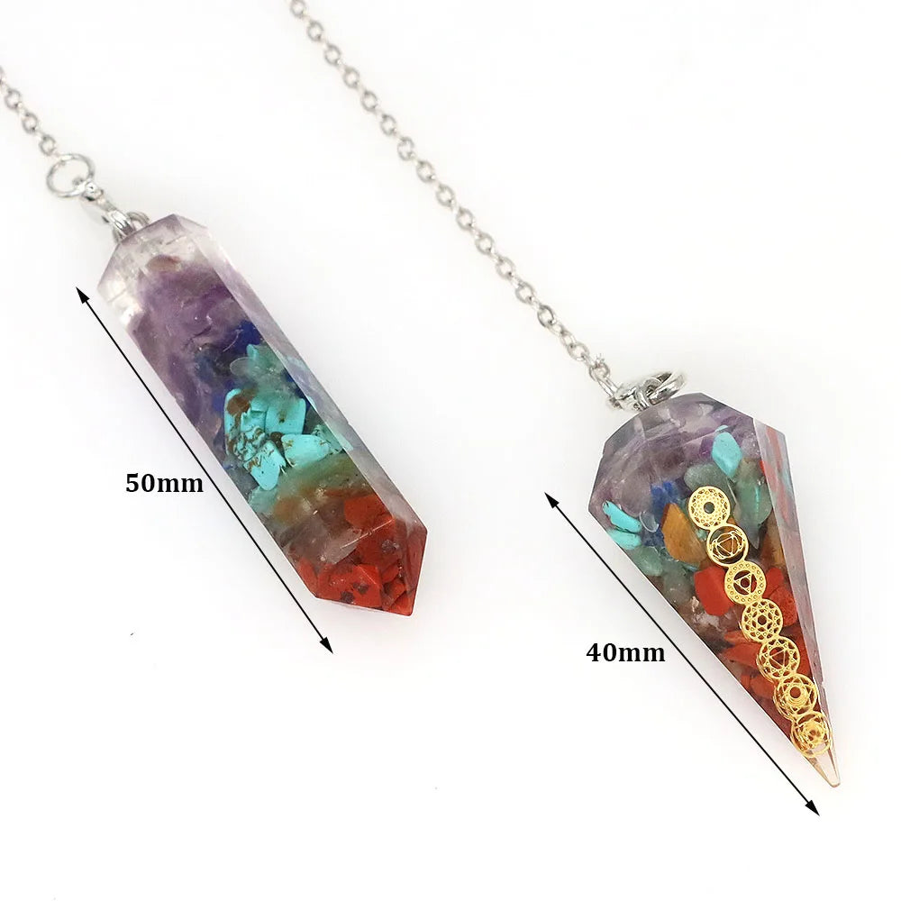 Orgone Crystal Spiritual Energy Necklace-7