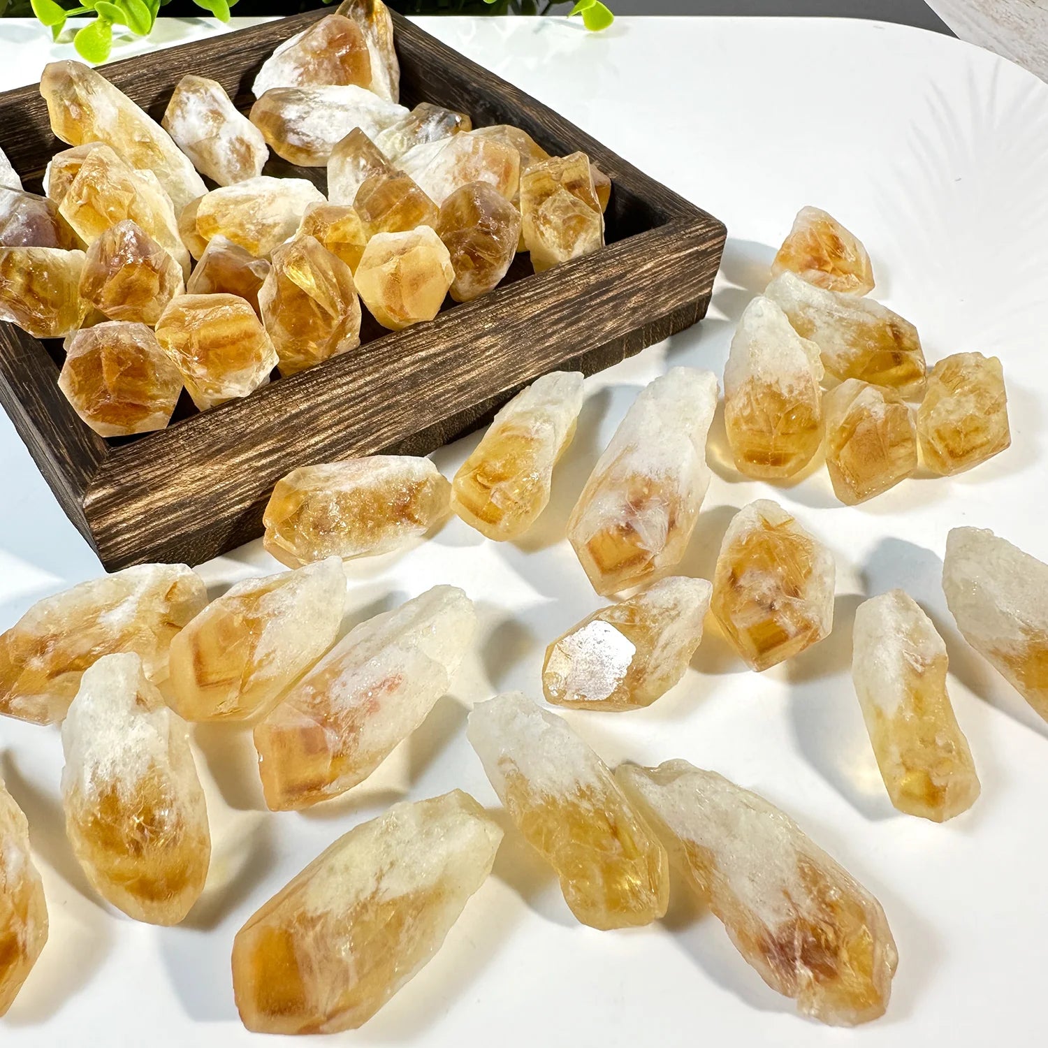 Natural Brazilian Citrine Crystals-2