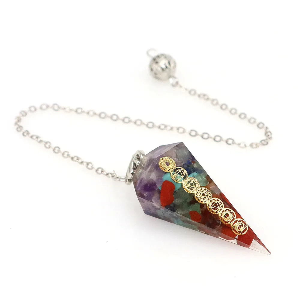 Orgone Crystal Spiritual Energy Necklace-20