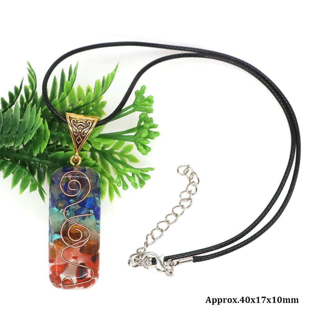 Orgone Crystal Spiritual Energy Necklace-17