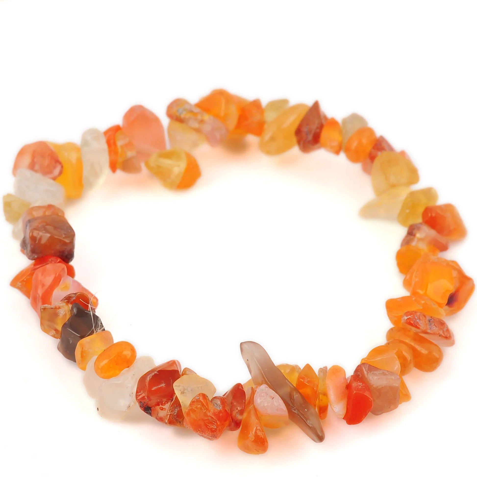 Raw Crystal Chakra Stretch Bracelet-16