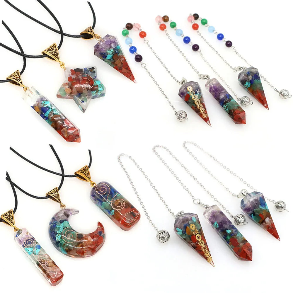 Orgone Crystal Spiritual Energy Necklace