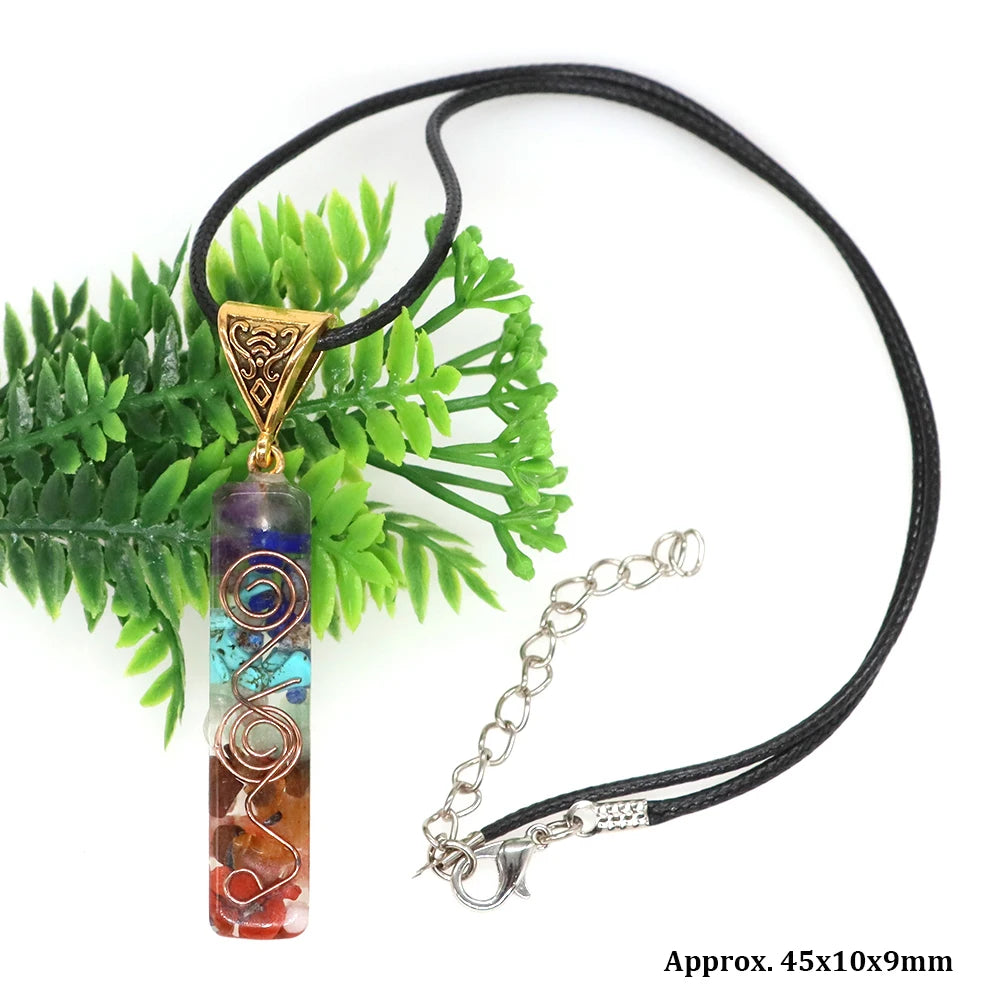 Orgone Crystal Spiritual Energy Necklace-16