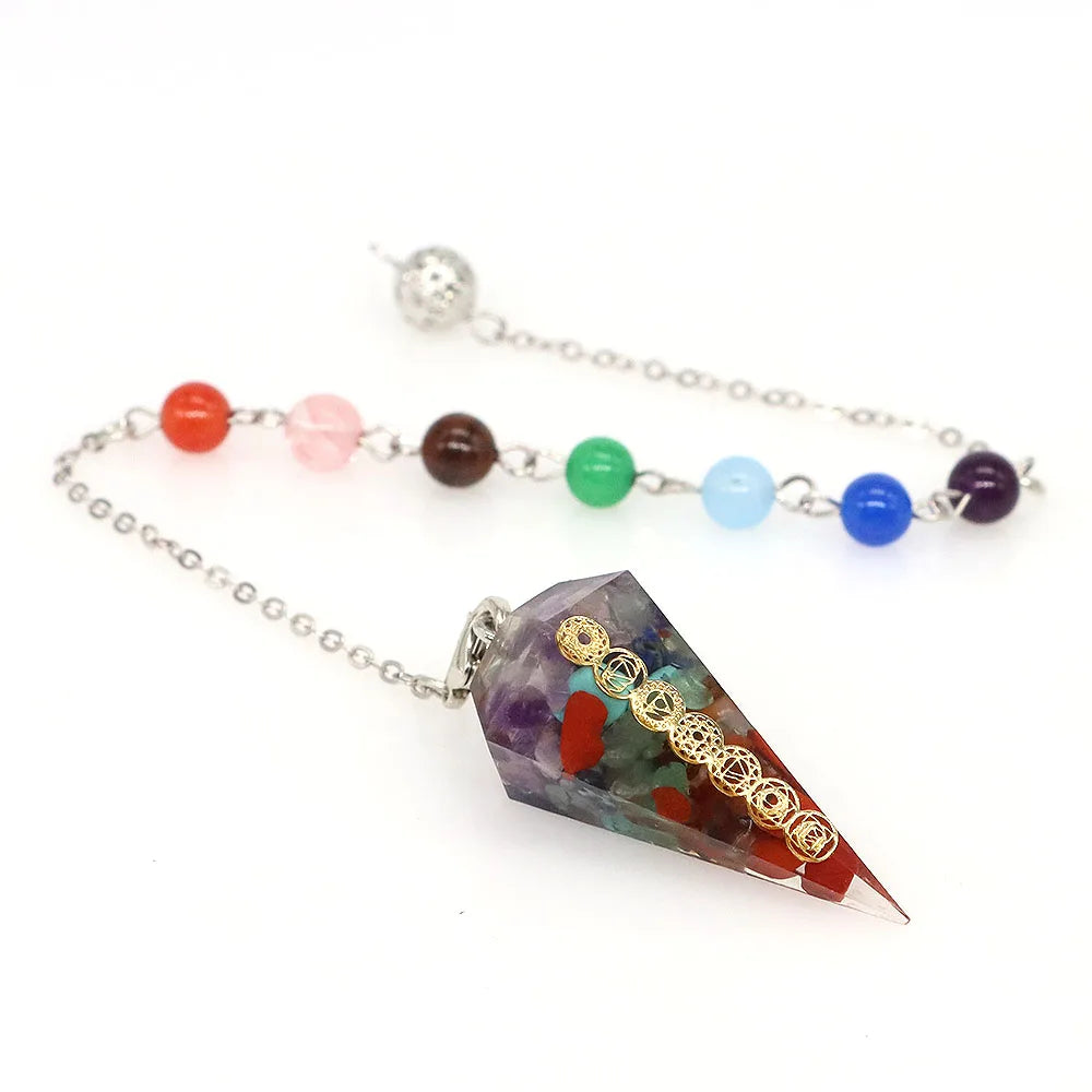 Orgone Crystal Spiritual Energy Necklace-15