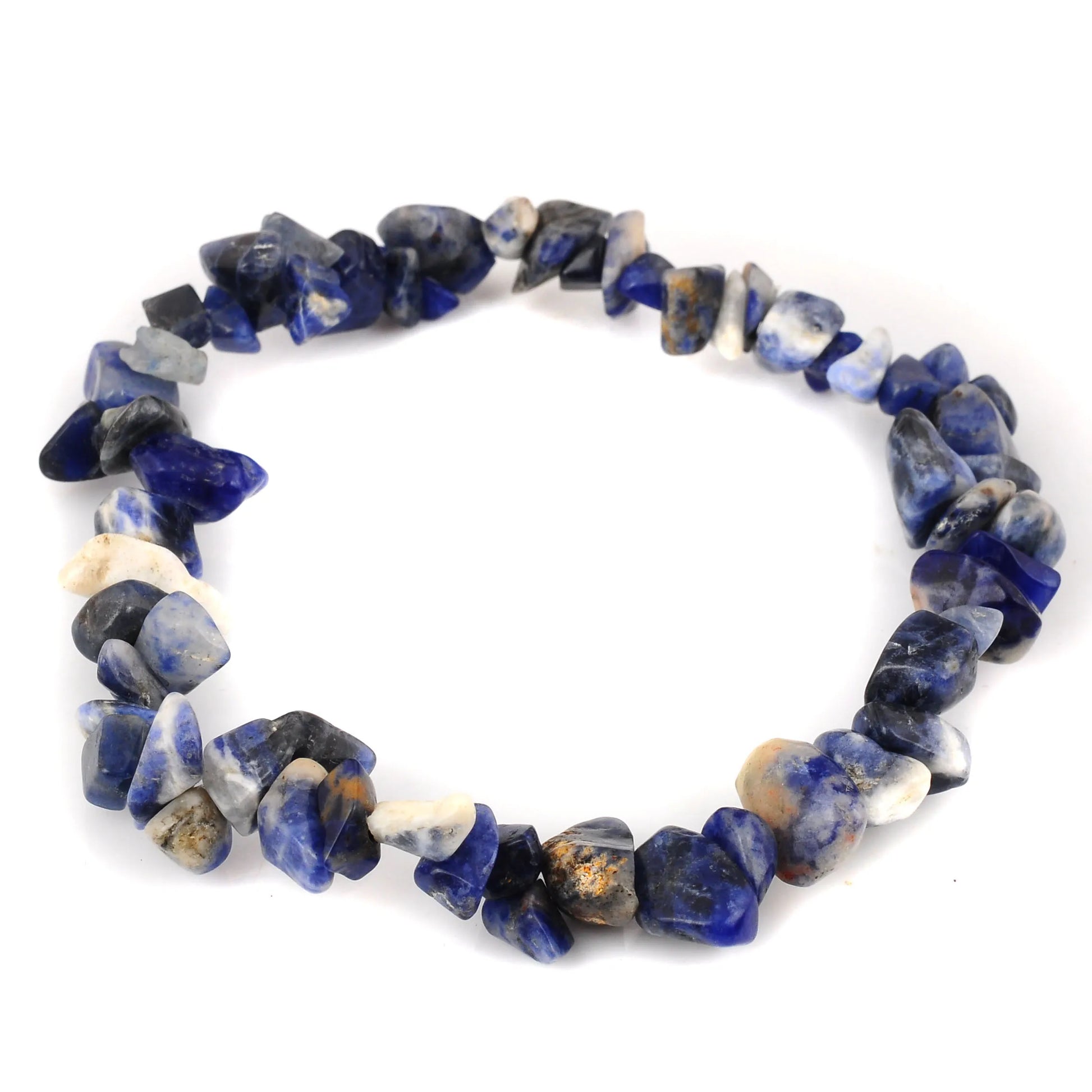 Raw Crystal Chakra Stretch Bracelet-20