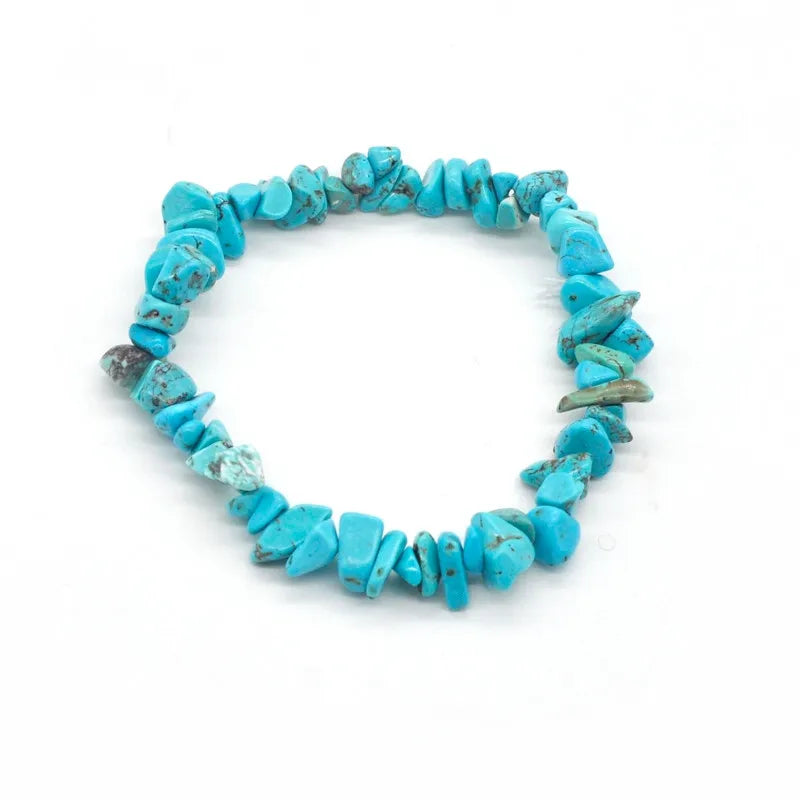 Raw Crystal Chakra Stretch Bracelet-6