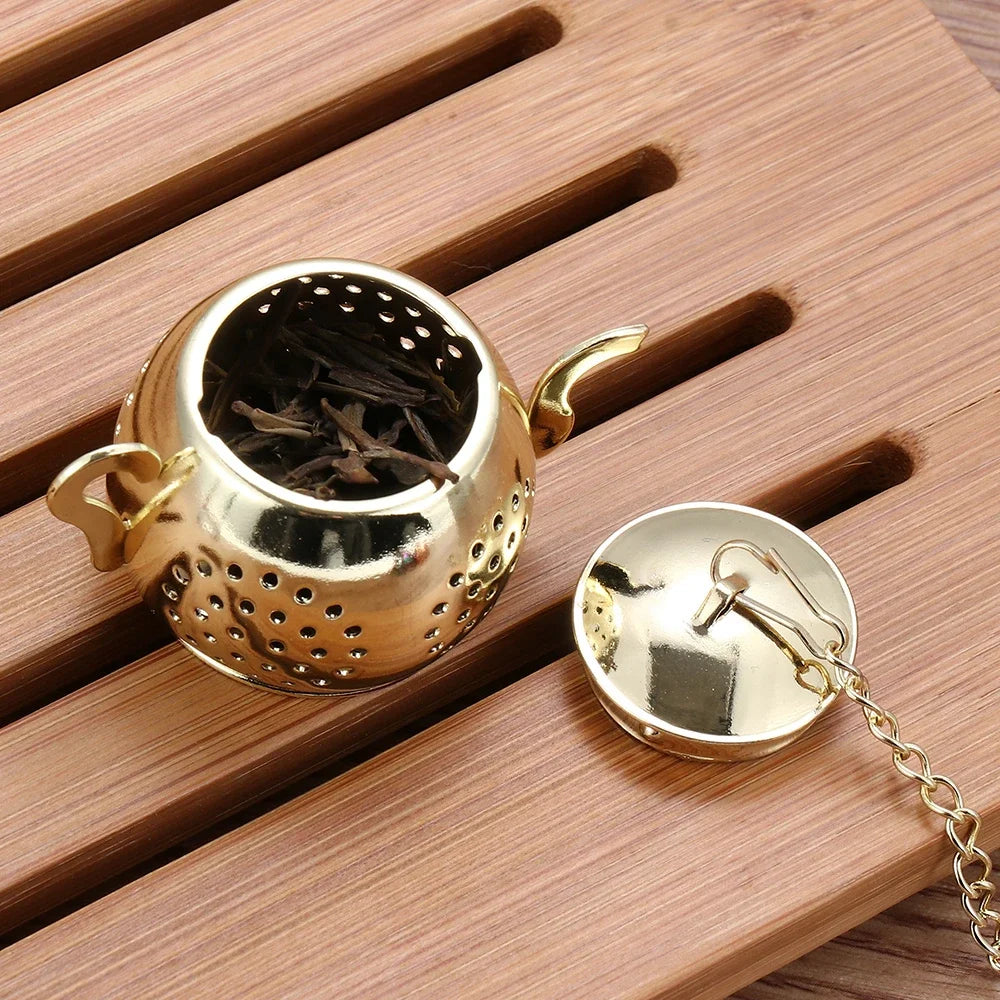 Miniature Tea Pot Loose Leaf Tea Strainer