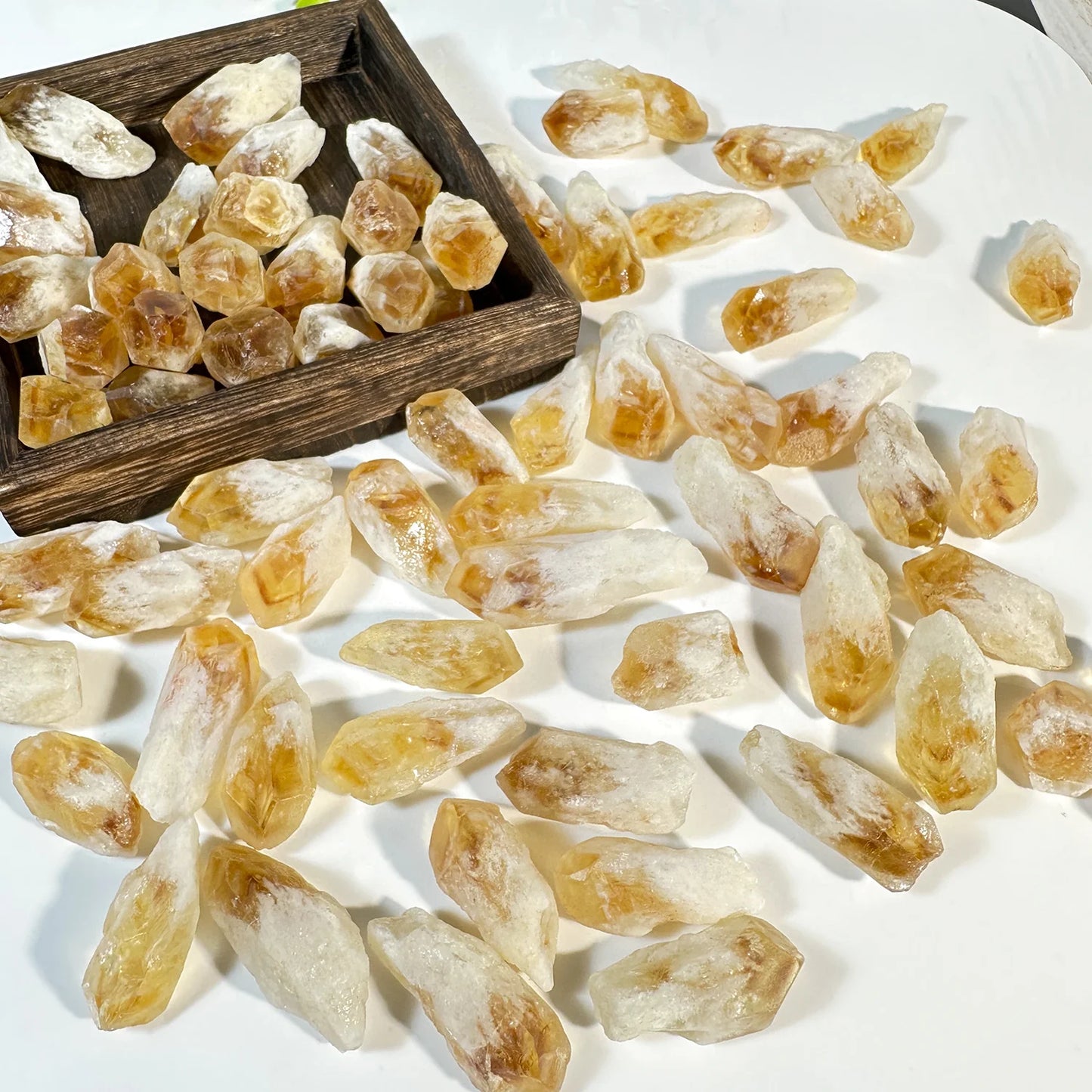 Natural Brazilian Citrine Crystals