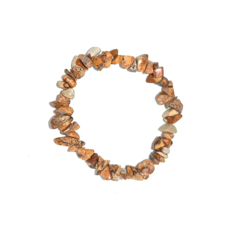 Raw Crystal Chakra Stretch Bracelet-5