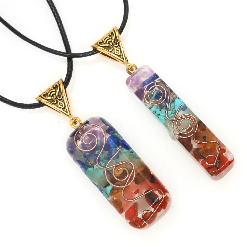 Orgone Crystal Spiritual Energy Necklace-4