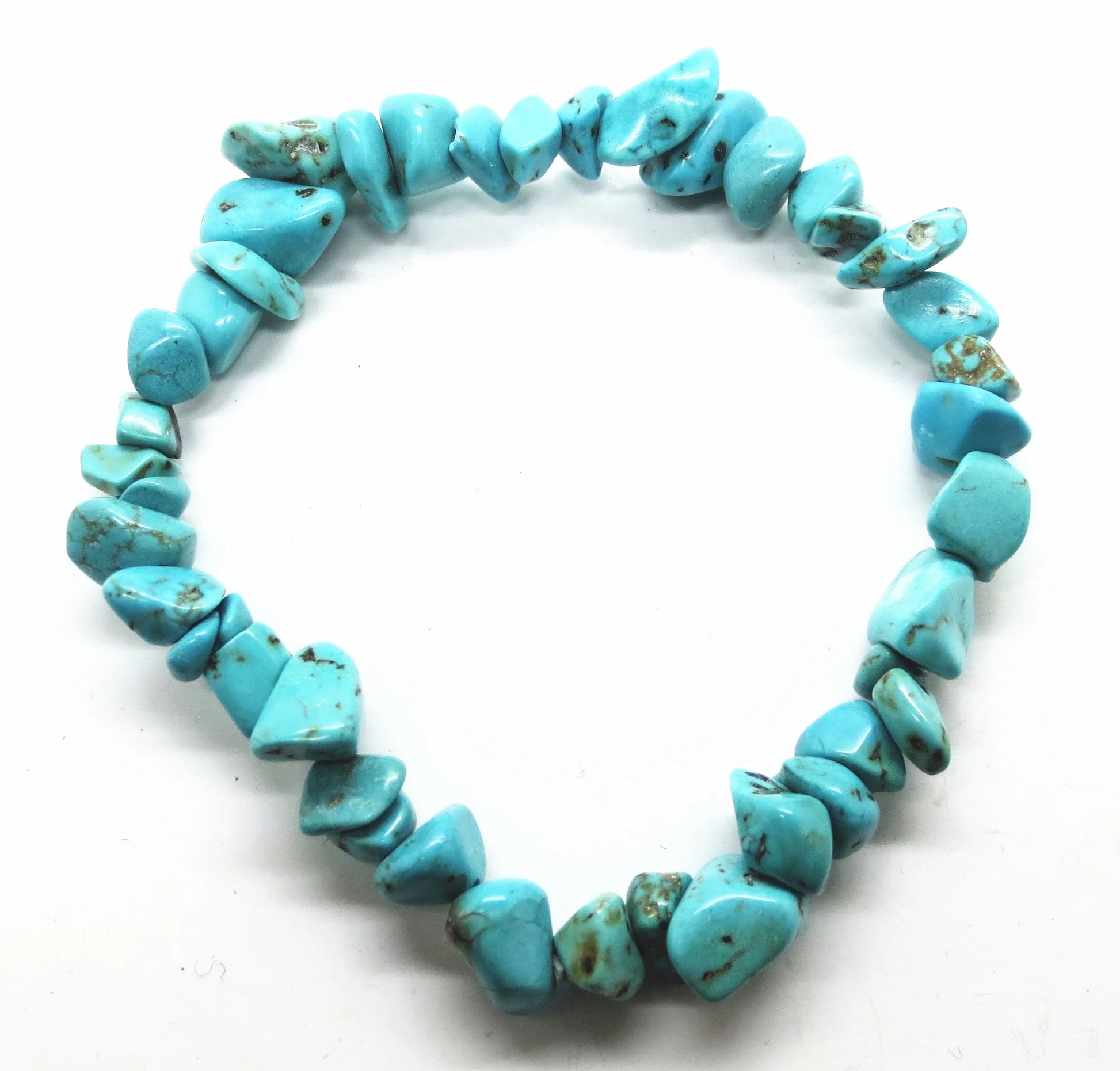 Raw Crystal Chakra Stretch Bracelet-14