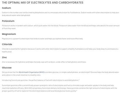 Children's GummiMED - GummiLyte Electrolyte Gummies