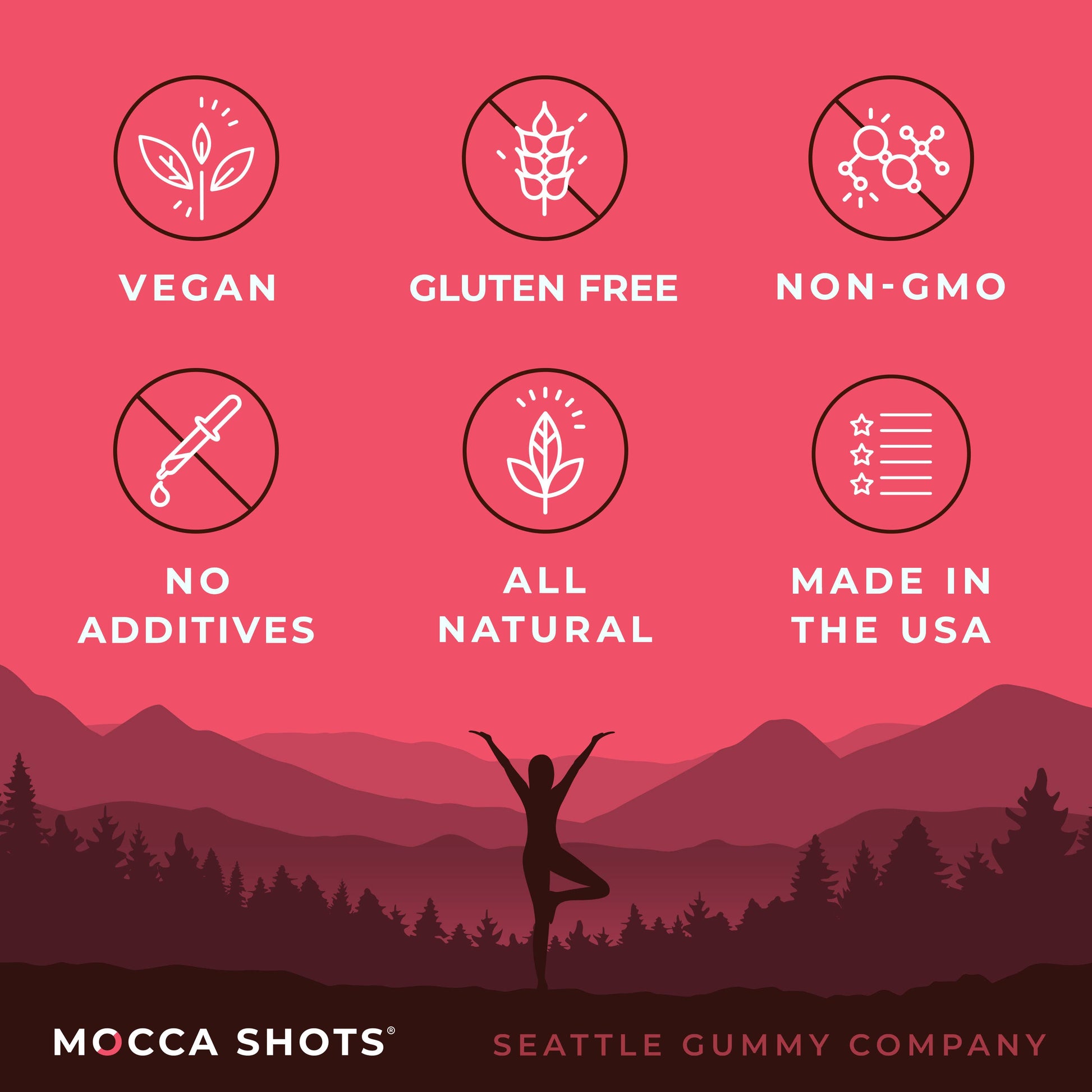 Mocca Shots Chocolate Raspberry Caffeine Gummy-7